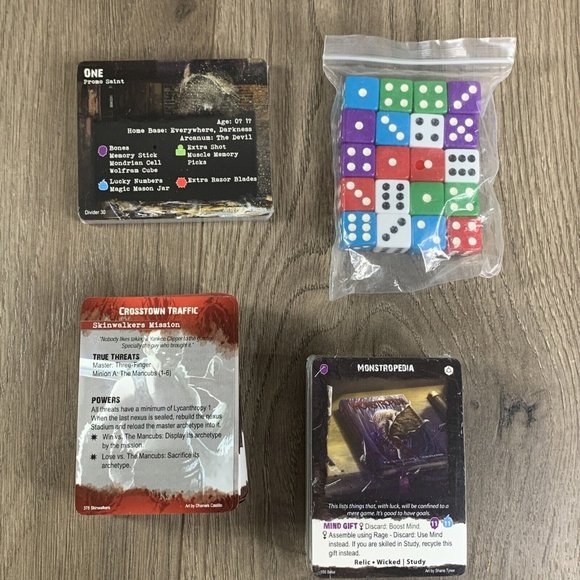 APOCRYPHA ADVENTURE Card Game Box One: The World - Lonesharkgames 2017-open Box - Picture 7 of 16